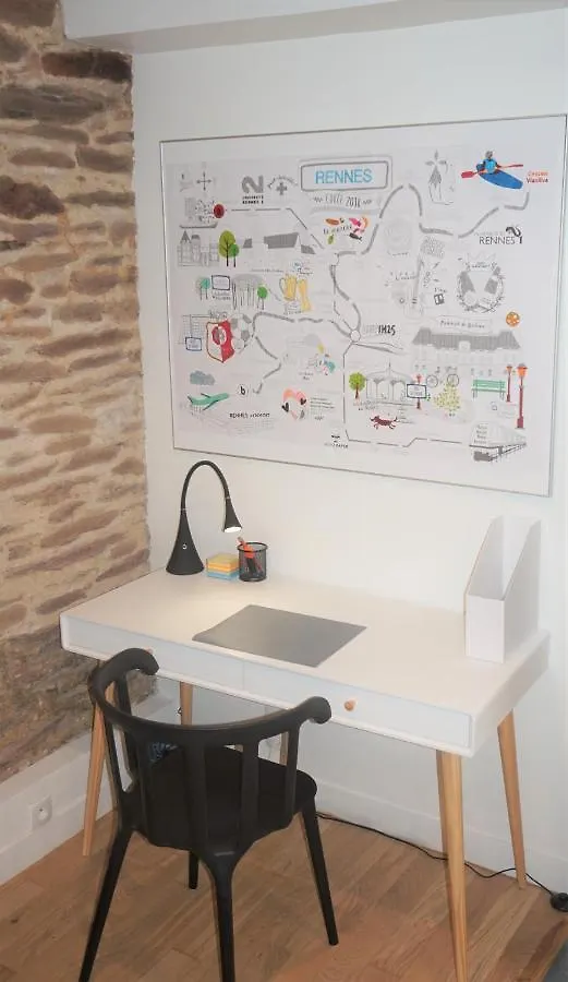 Apartment Le Mail, Charmant T2, Proche Centre Ville Rennes France